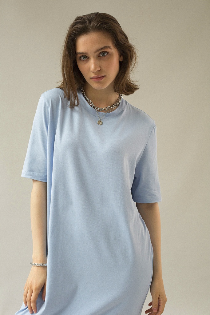 INSPIRE Платье-футболка (голубой)
